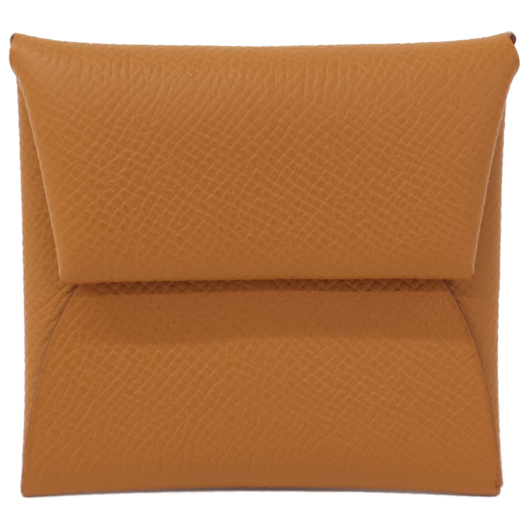 Hermes Gold Epsom Leather Coin Purse/Coin Case (Pre-Owned)