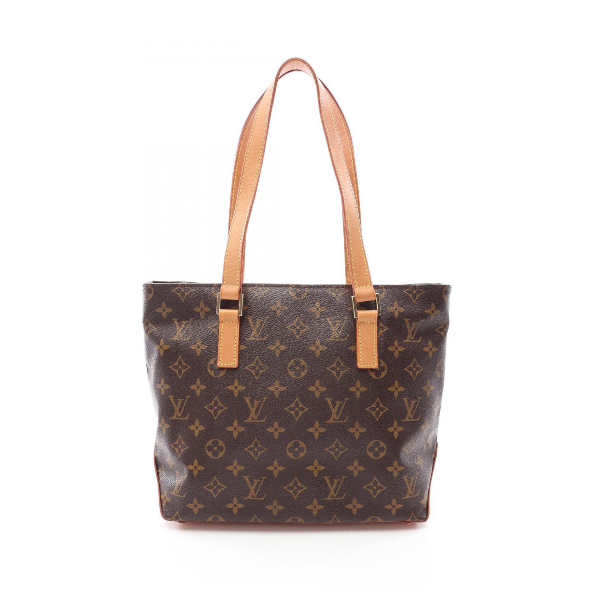 Louis Vuitton Brown Monogram Coated Canvas Pvc Monogram Leather Handbag Shoulder Bag (Pre-Owned)