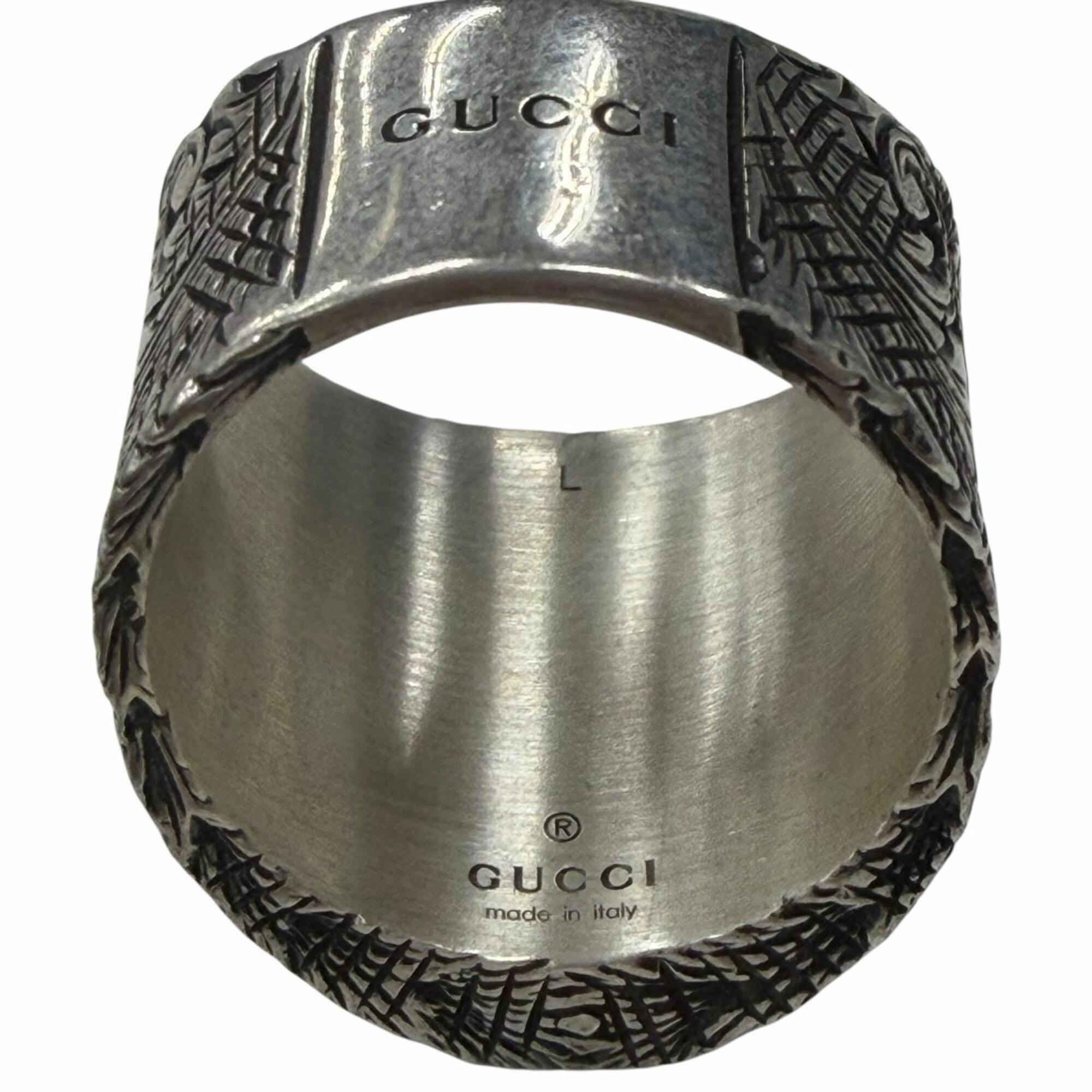 Gucci Silver Silver 925 Band Ring (Pre-Owned)