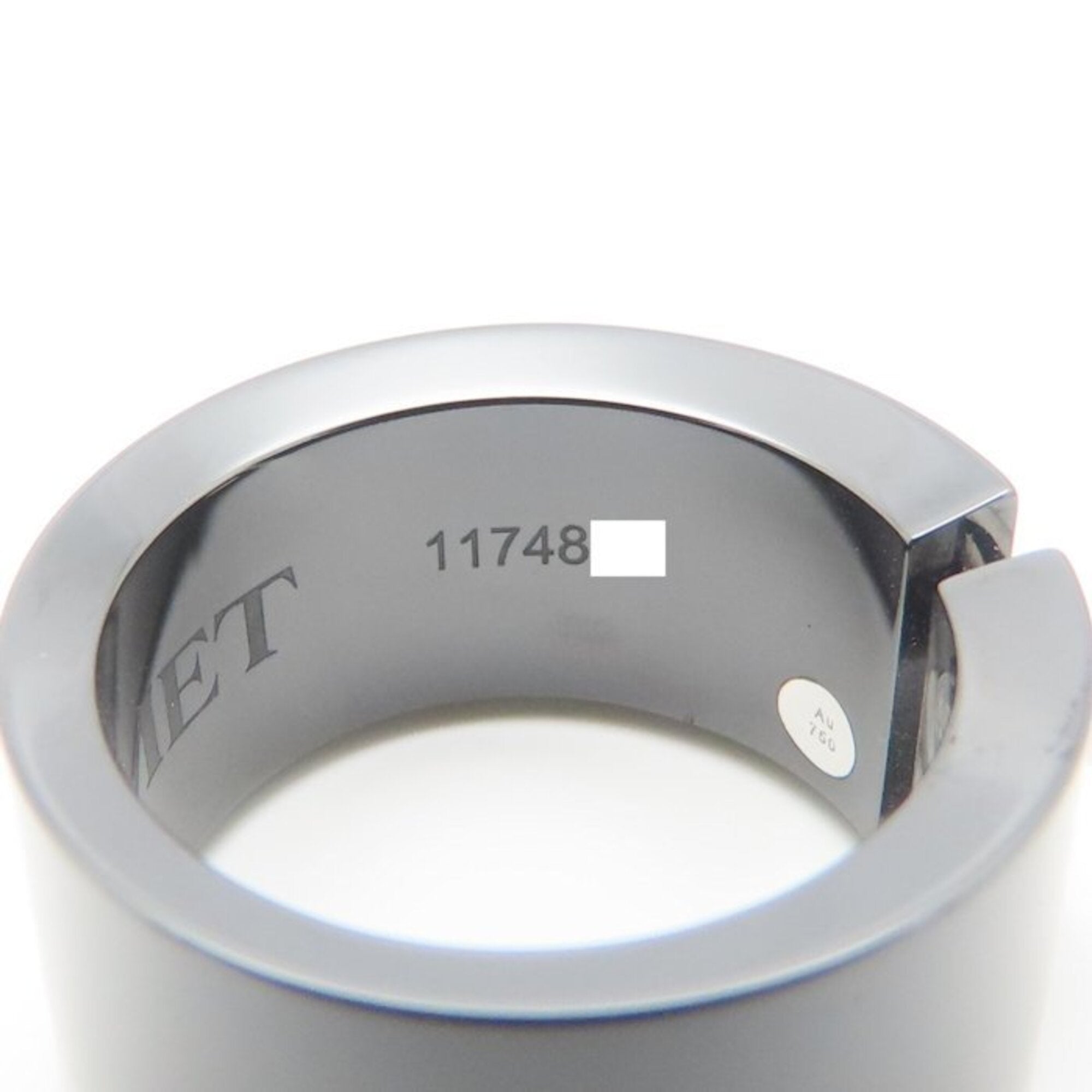Chaumet White Gold (18K) Ceramic Band Ring (Pre-Owned)