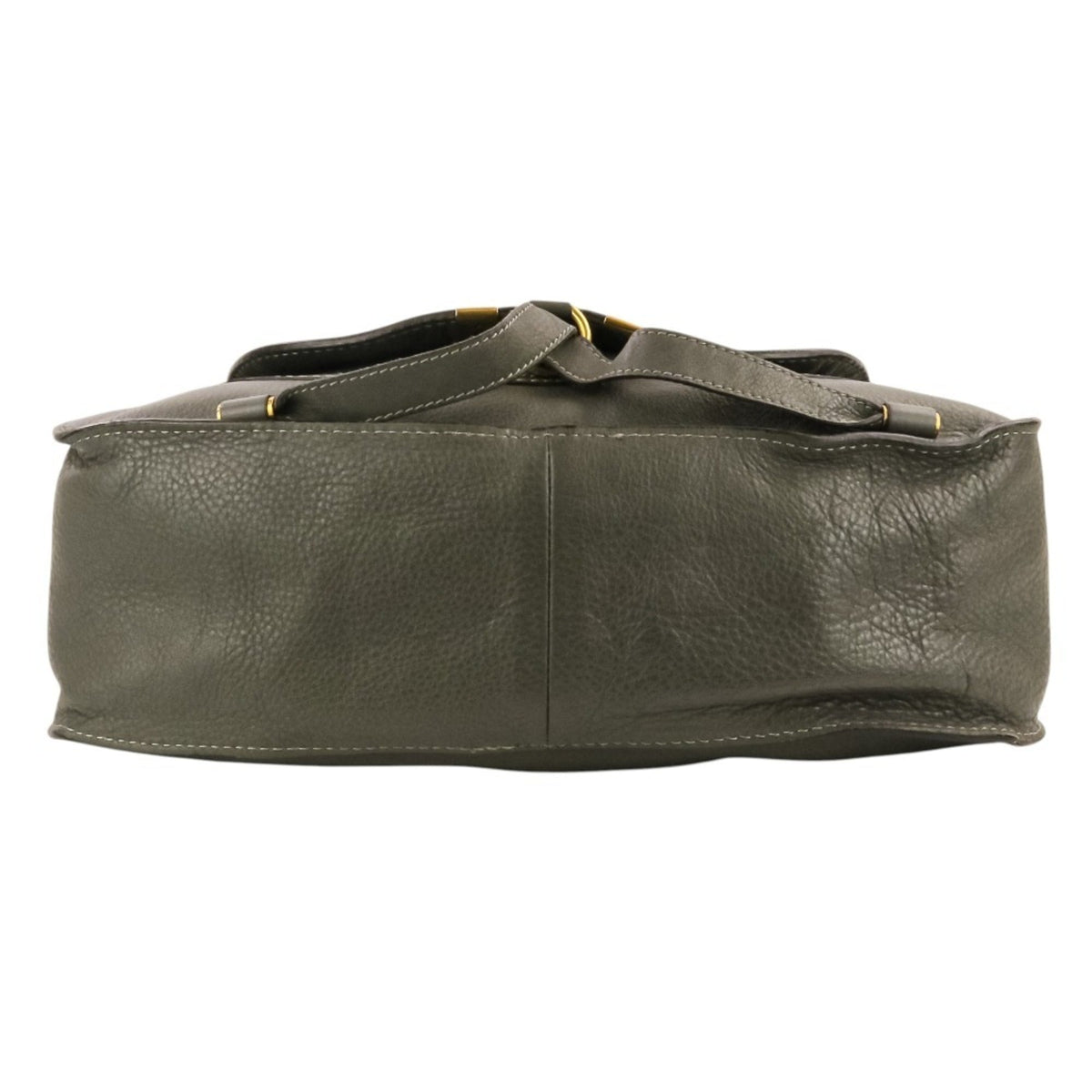 Chloé Gray Leather Handbag Shoulder Bag (Pre-Owned)