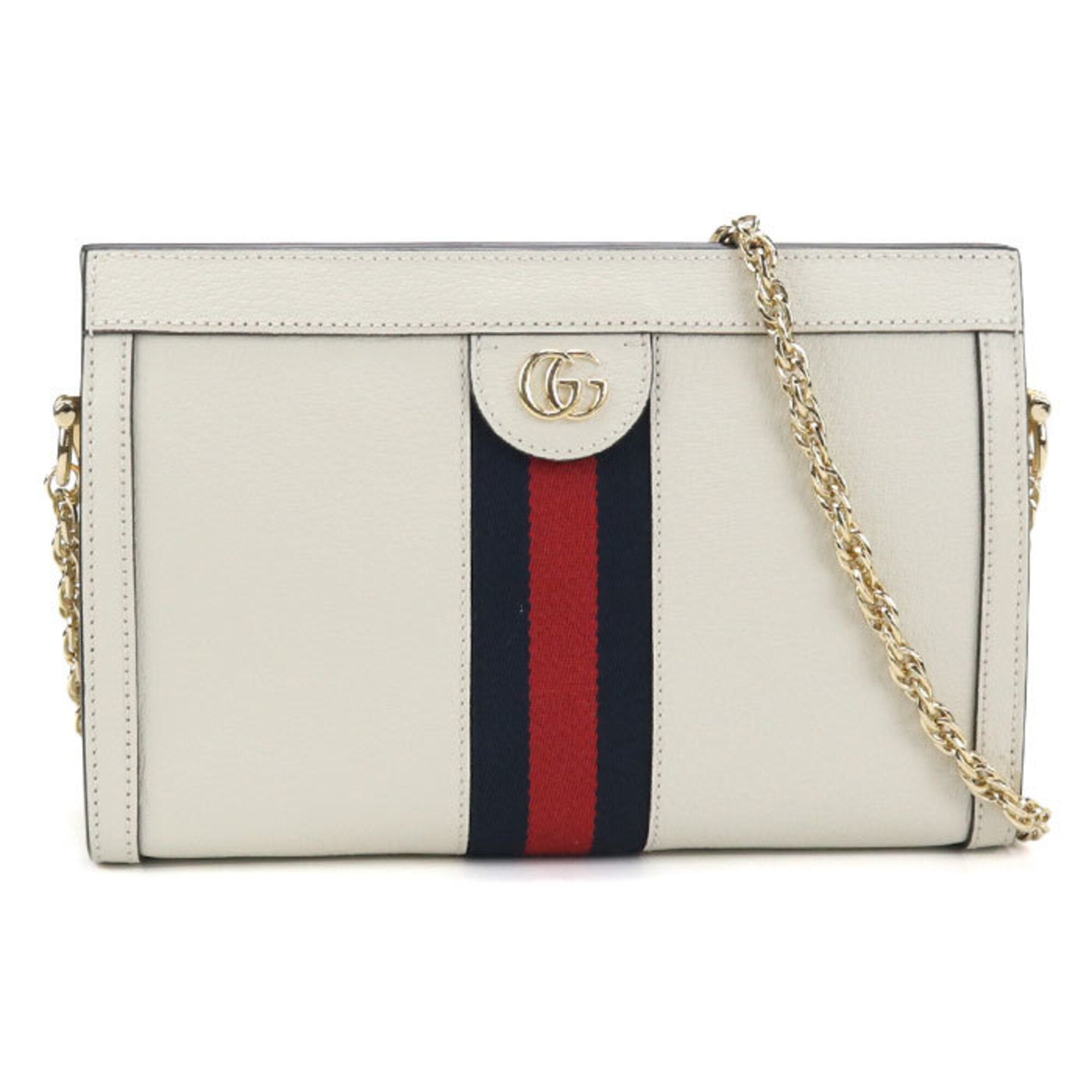 Gucci White Leather Shoulder Bag (Pre-Owned)