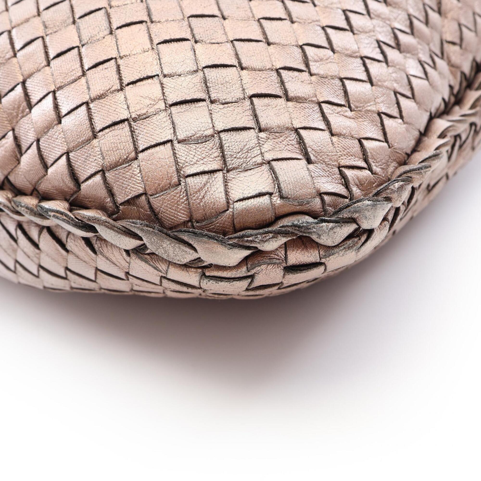Bottega Veneta Brown Intrecciato Handbag Shoulder Bag (Pre-Owned)