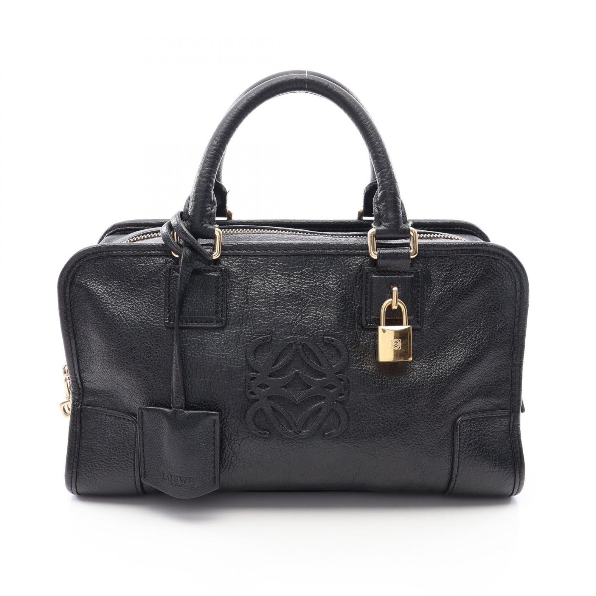 Loewe Black Leather Handbag (Pre-Owned)