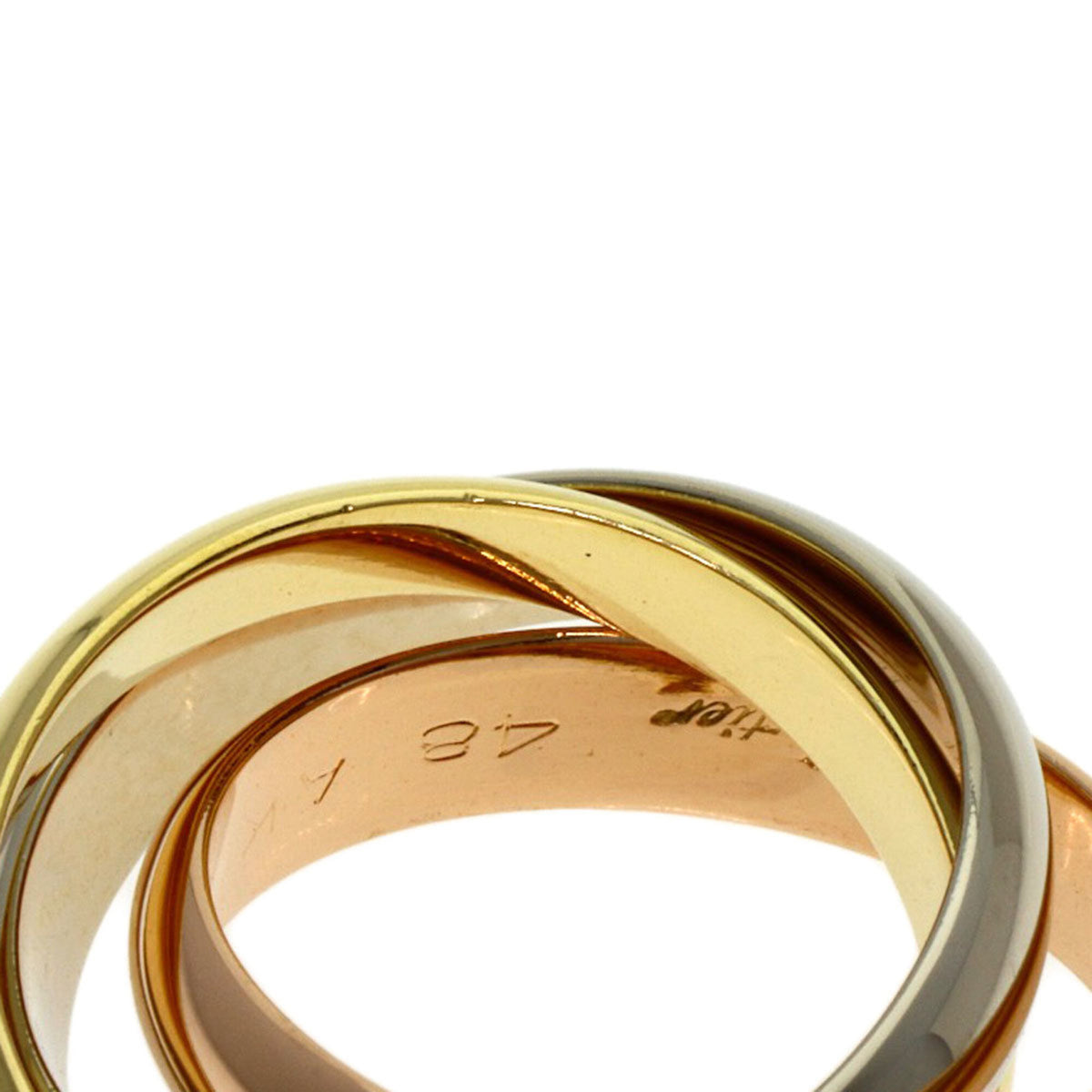 Cartier Yellow Gold (18K) Pink Gold (18K) White Gold (18K) Band Ring (Pre-Owned)
