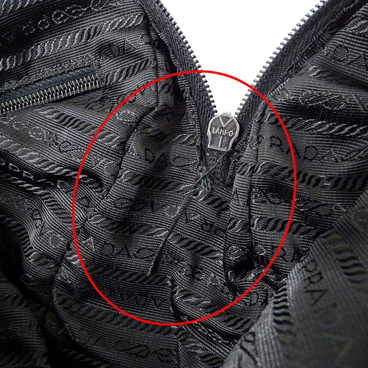 Prada Black Nylon Handbag (Pre-Owned)