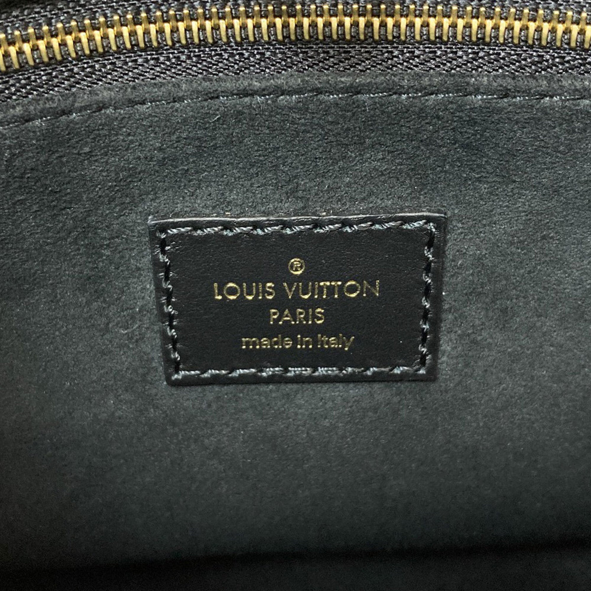 Louis Vuitton Black Monogram Empreinte Handbag (Pre-Owned)