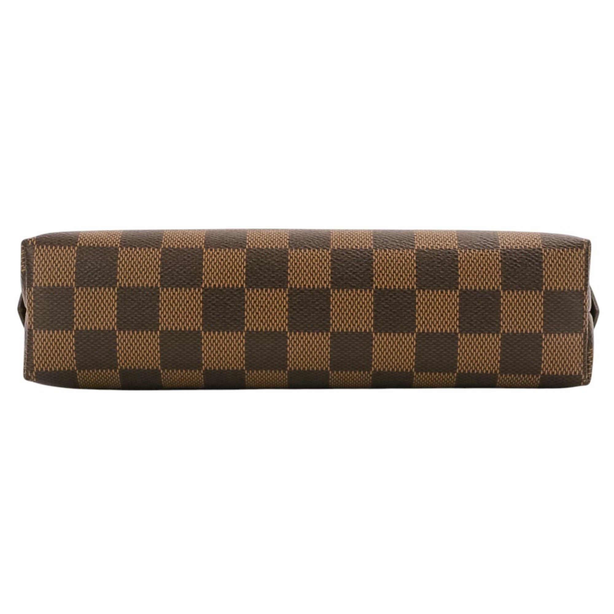Louis Vuitton Brown Damier Canvas Handbag Pochette Pouch (Pre-Owned)