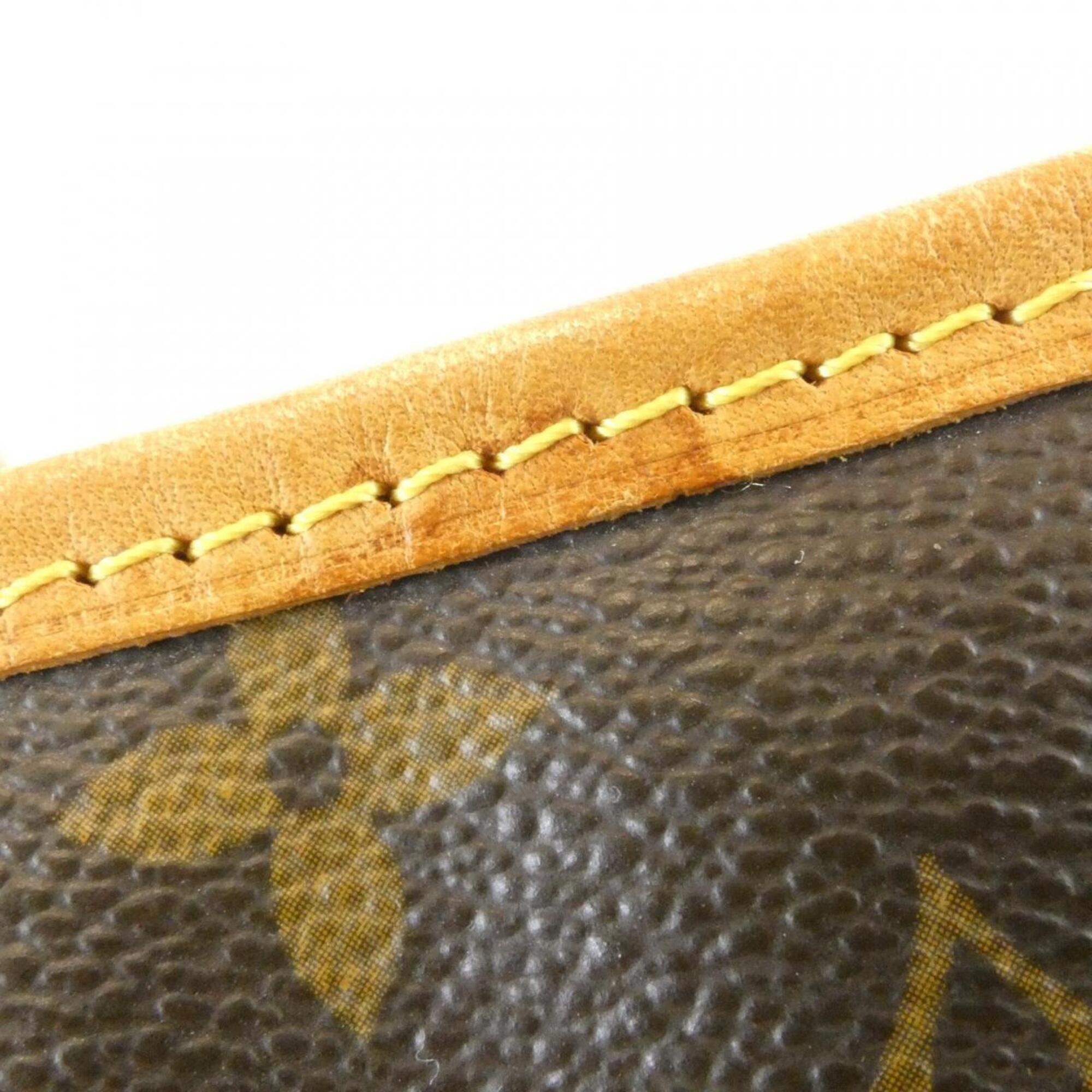 Louis Vuitton Monogram Marron Coated Canvas Handbag (Pre-Owned)