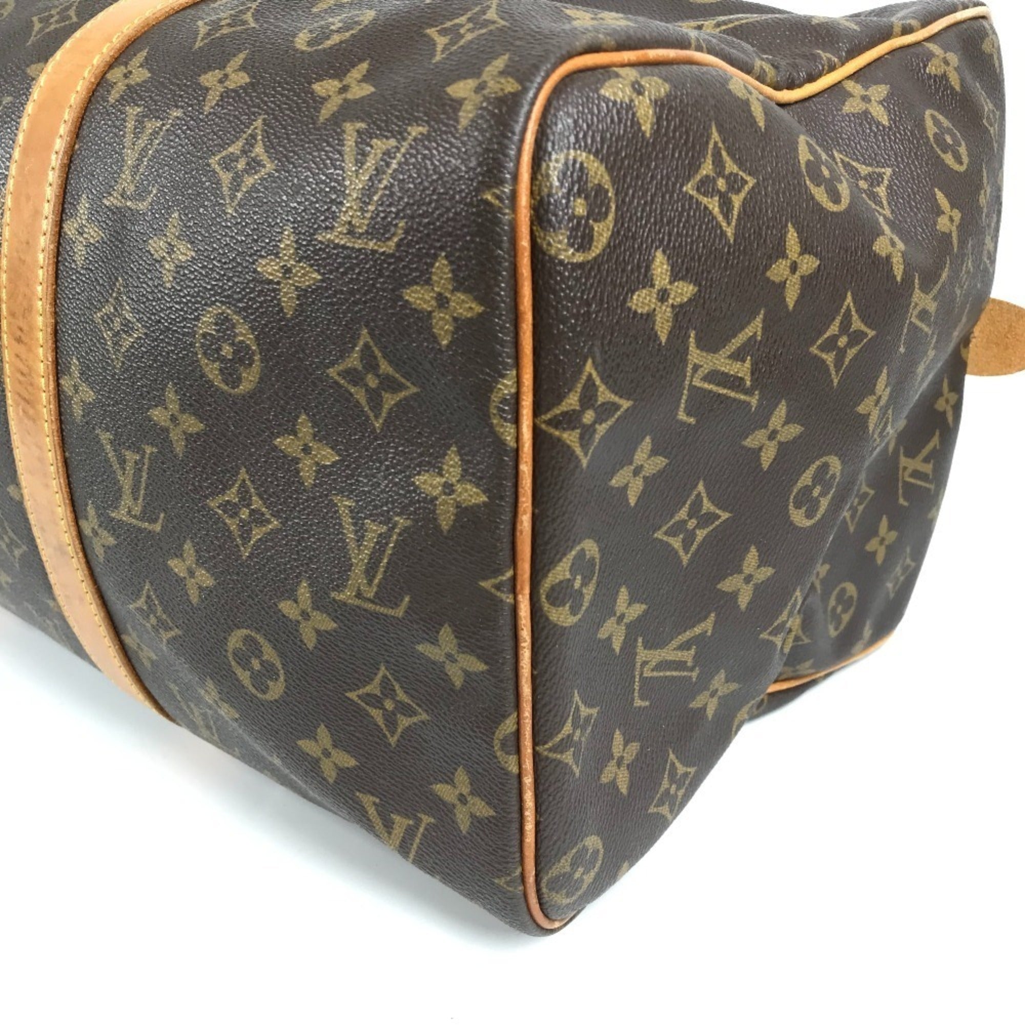 Louis Vuitton Brown Monogram Canvas Boston Bag Handbag (Pre-Owned)