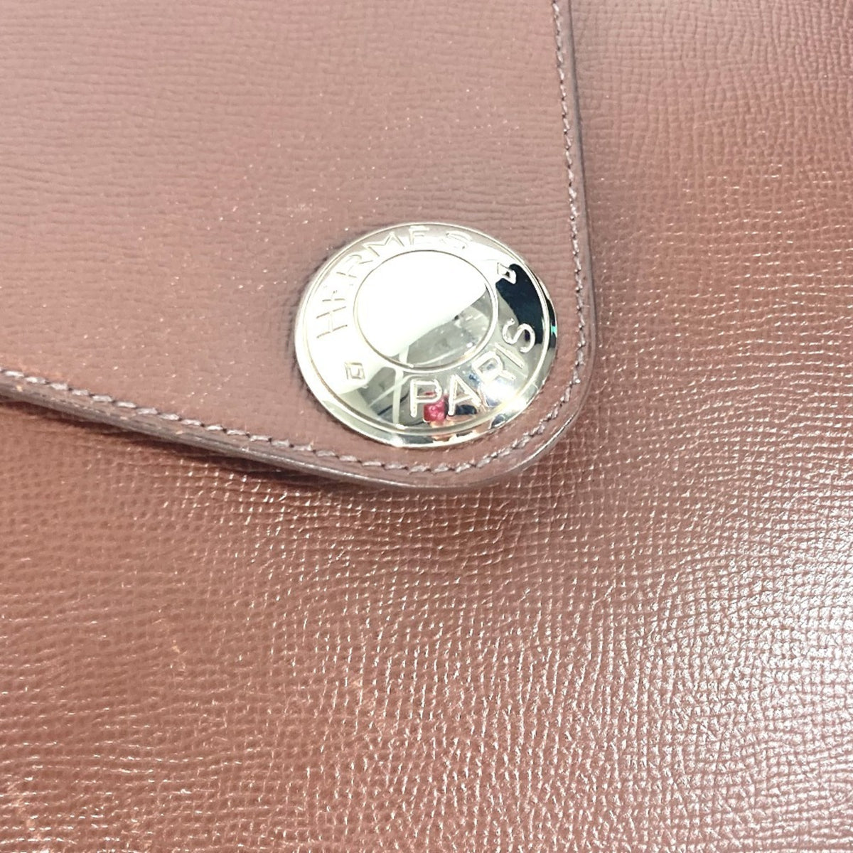 Hermes Brown Leather Shoulder Bag (Pre-Owned)