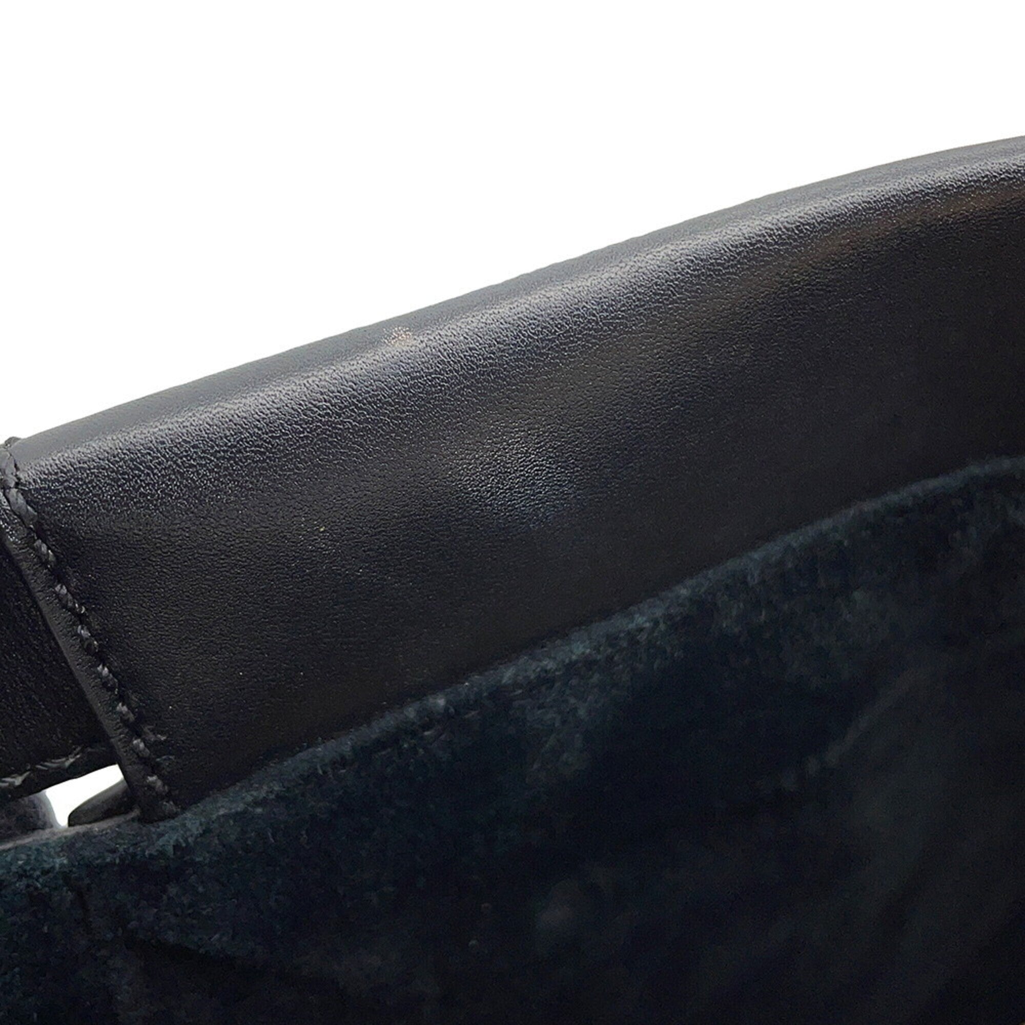 Fendi Peekaboo Black Leather Handbag Shoulder Bag (Pre-Owned)