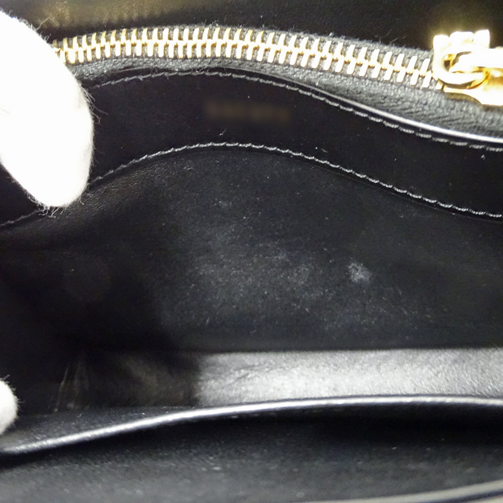 Celine Black Leather Handbag Shoulder Bag (Pre-Owned)