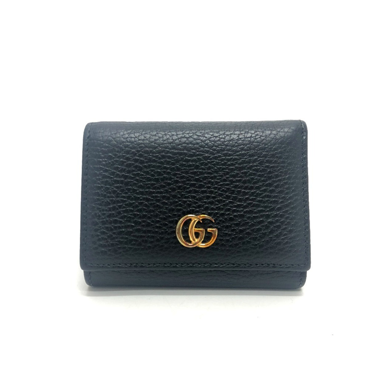 Gucci Black Leather Wallet (Tri-Fold) (Pre-Owned)