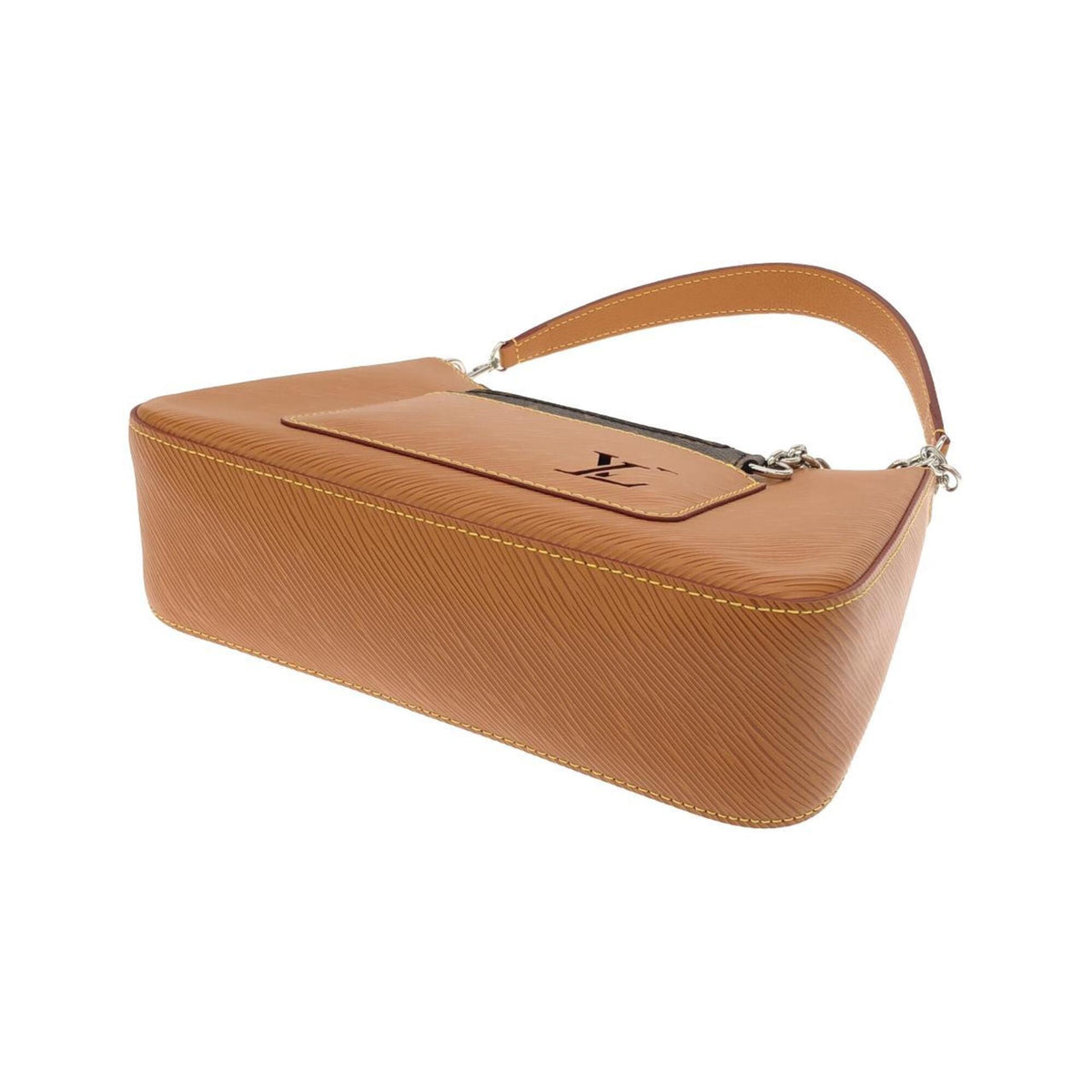 Louis Vuitton Brown Leather Pouch Shoulder Bag (Pre-Owned)