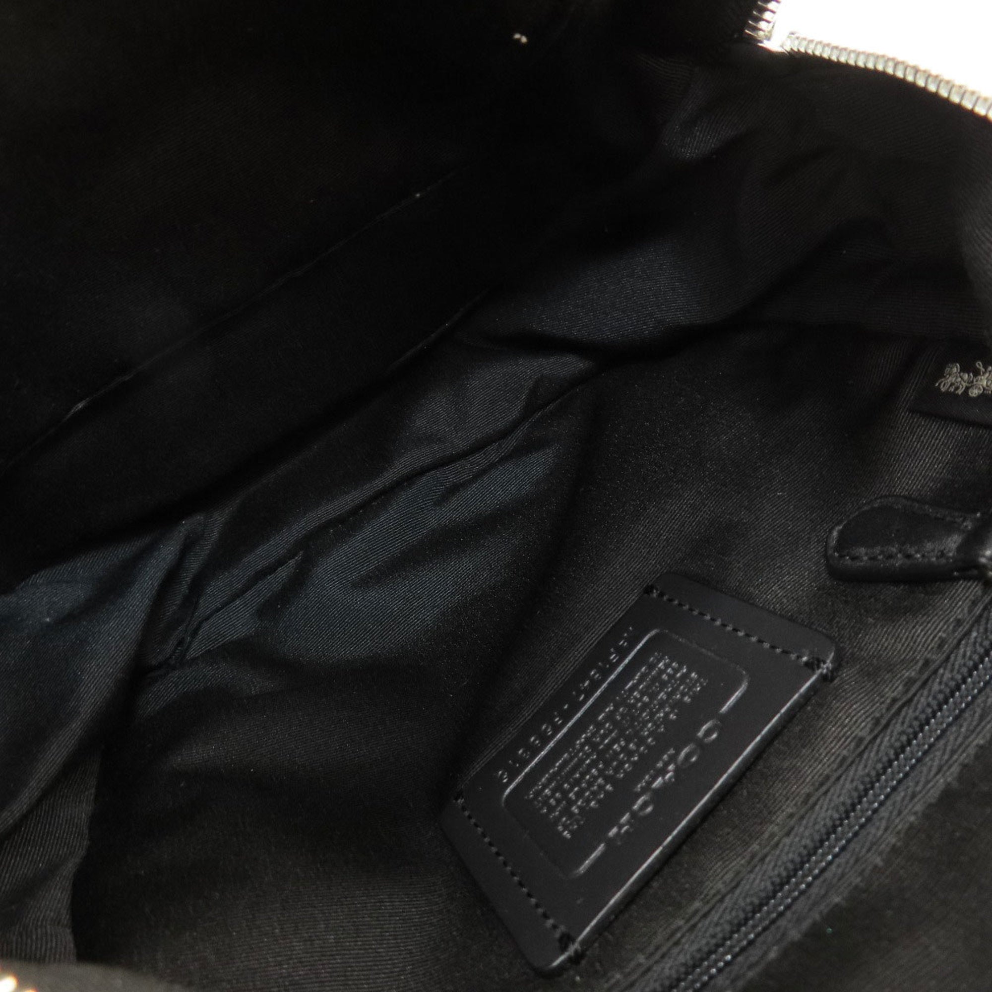 Coach Signature Black Signature Line Backpack (Pre-Owned)
