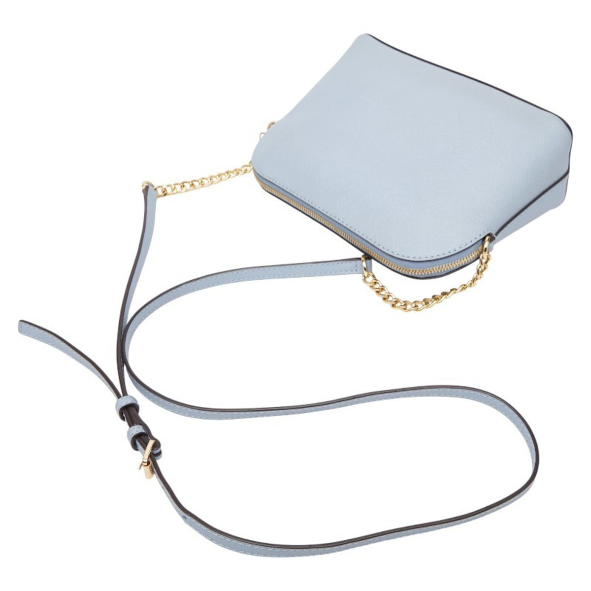 Michael Kors Light Blue Leather Shoulder Bag (Pre-Owned)