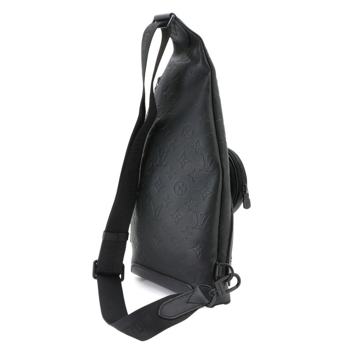 Louis Vuitton Noir Monogram Shadow Handbag Pouch Sling Bag (Pre-Owned)