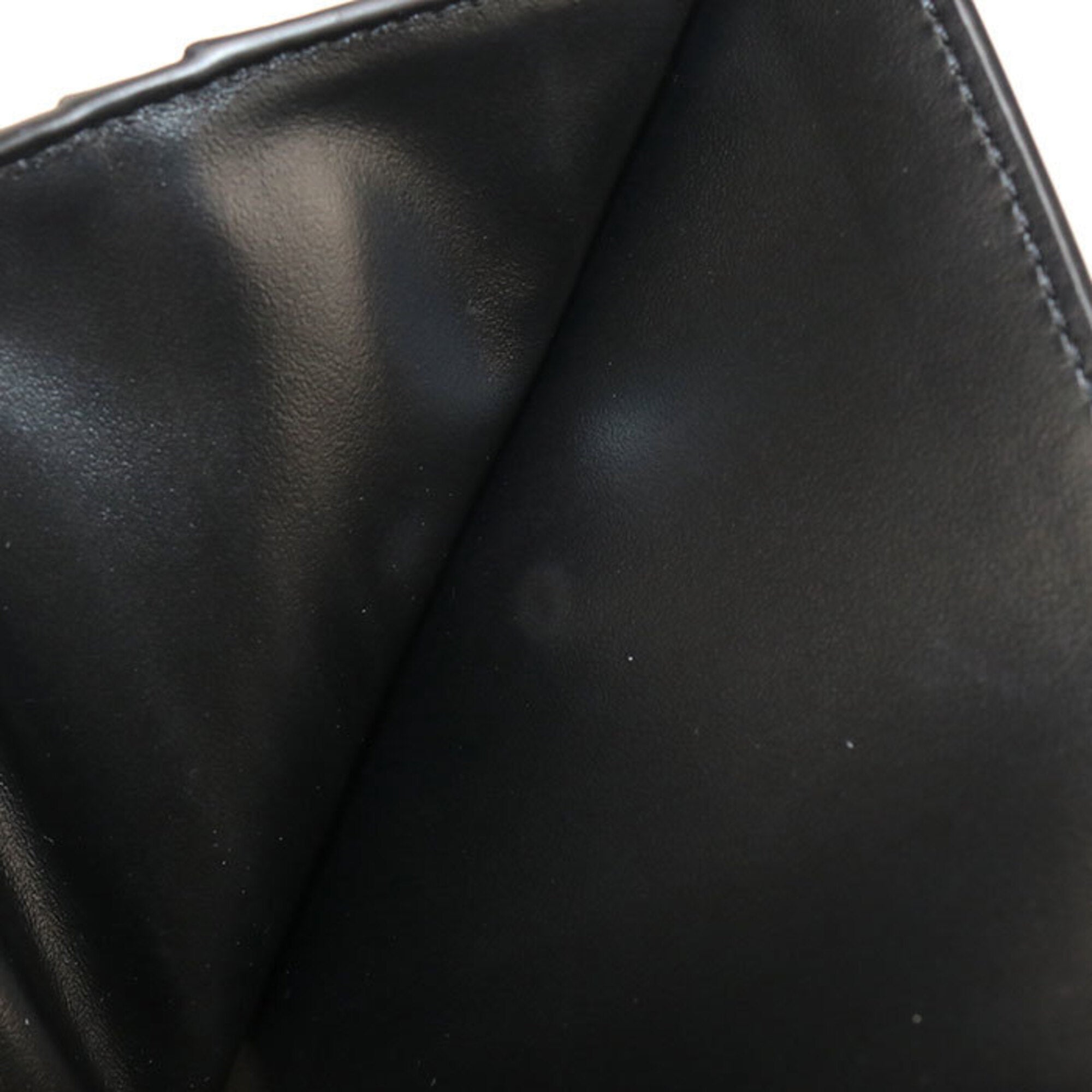 Celine Black Leather Wallet (Tri-Fold) (Pre-Owned)