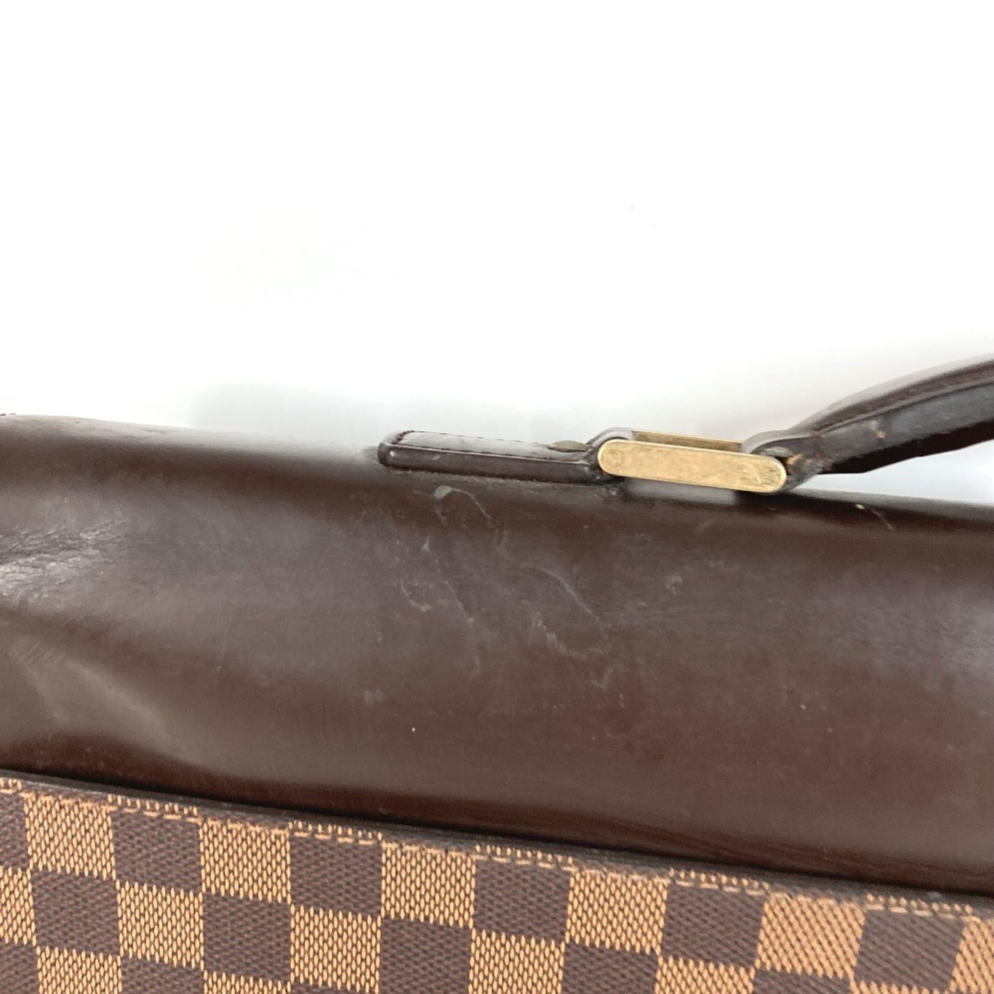 Louis Vuitton Brown Ebene Damier Canvas Briefcase Handbag (Pre-Owned)