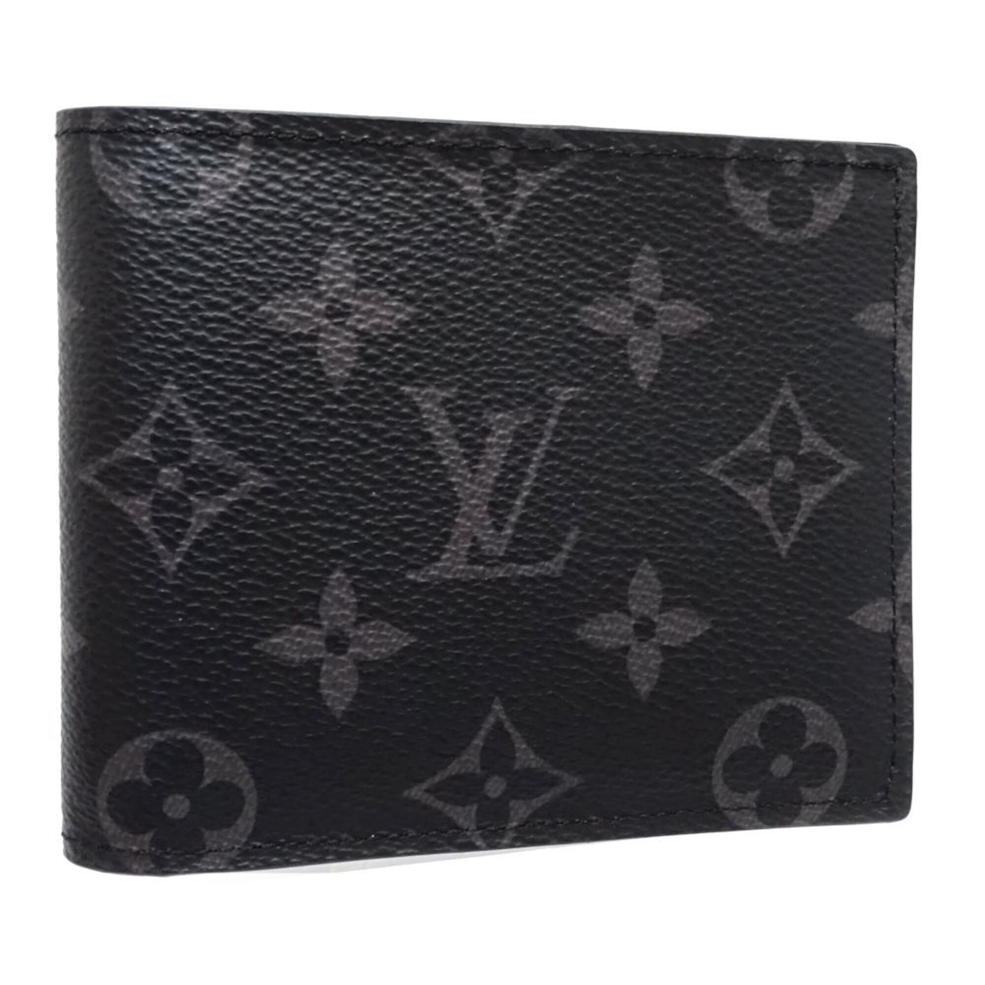 Louis Vuitton Black Monogram Eclipse Monogram Eclipse Wallet (Bi-Fold) (Pre-Owned)