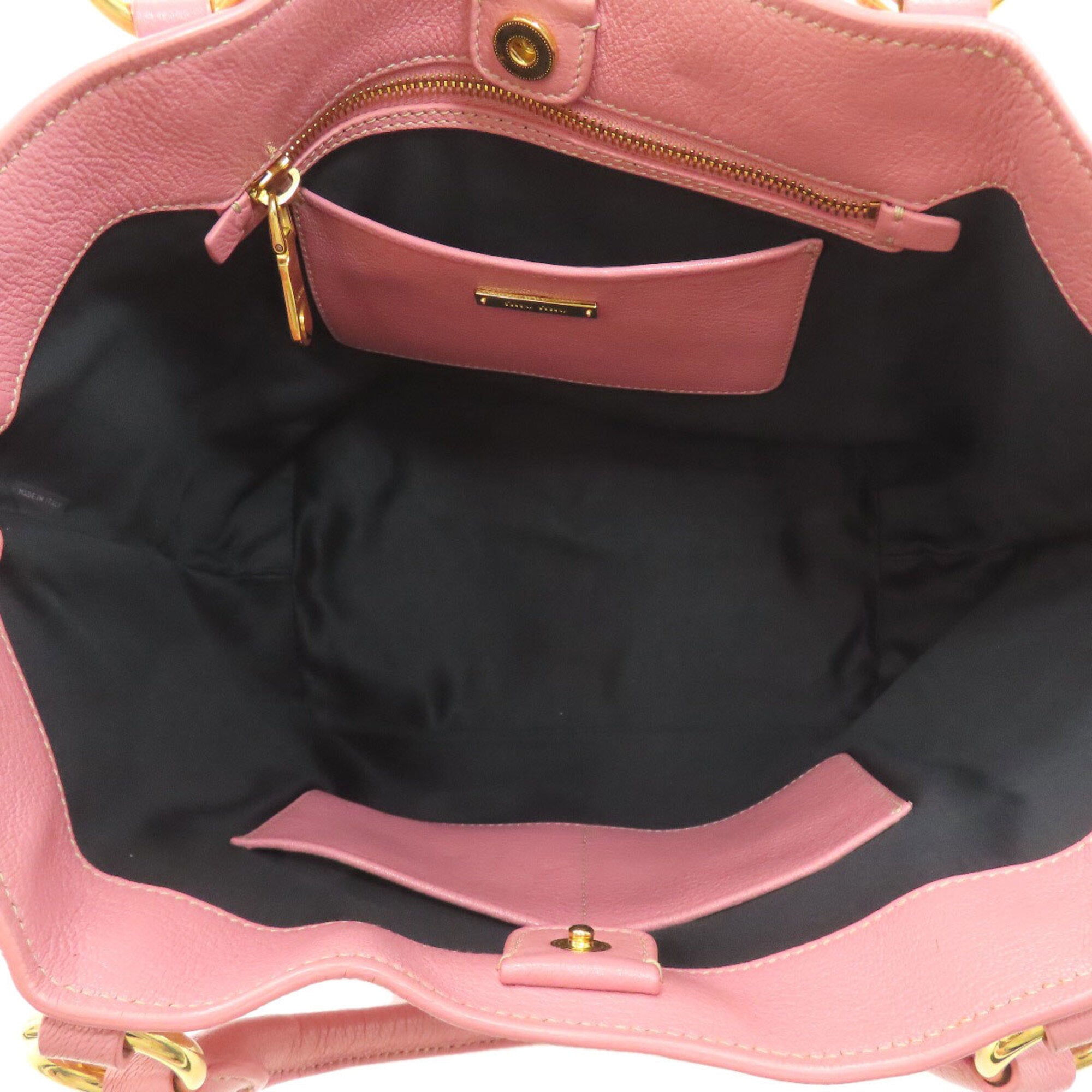 Miu Miu Pink Leather Handbag (Pre-Owned)