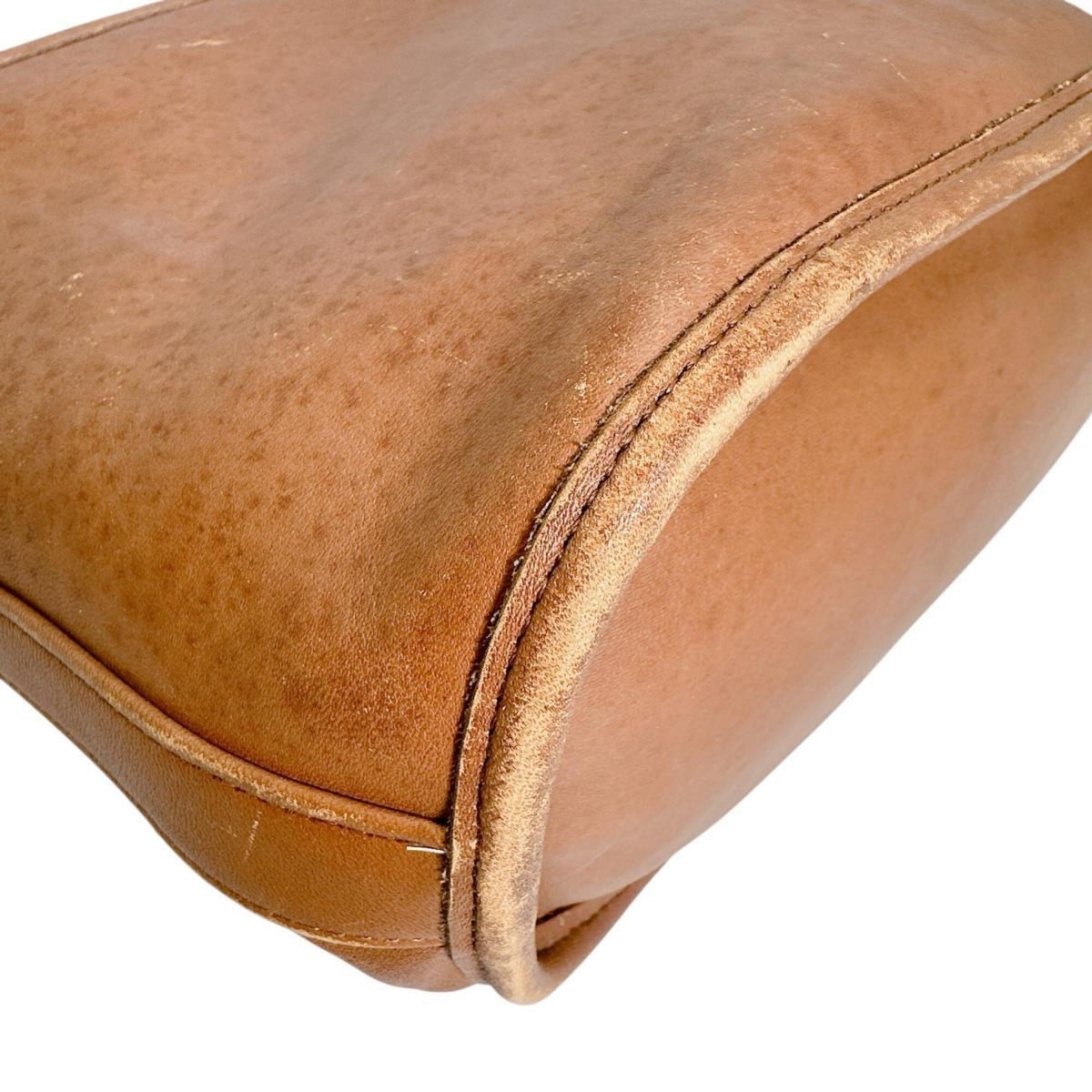 Coach Brown Leather Handbag Shoulder Bag (Pre-Owned)
