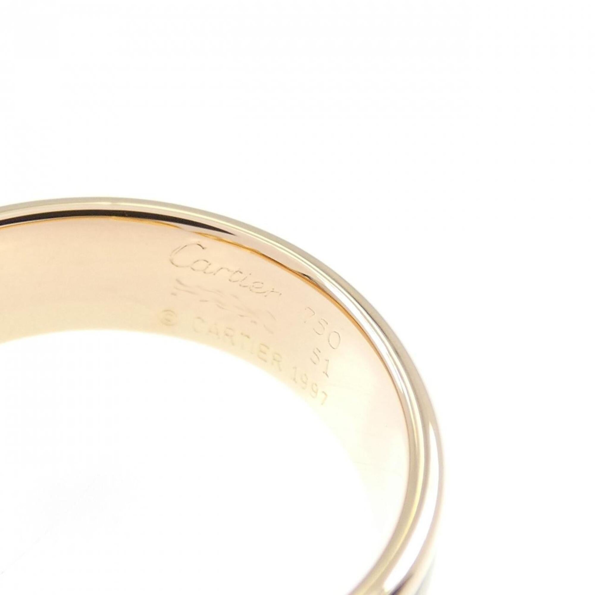 Cartier Yellow Gold (18K) Pink Gold (18K) White Gold (18K) Band Ring (Pre-Owned)