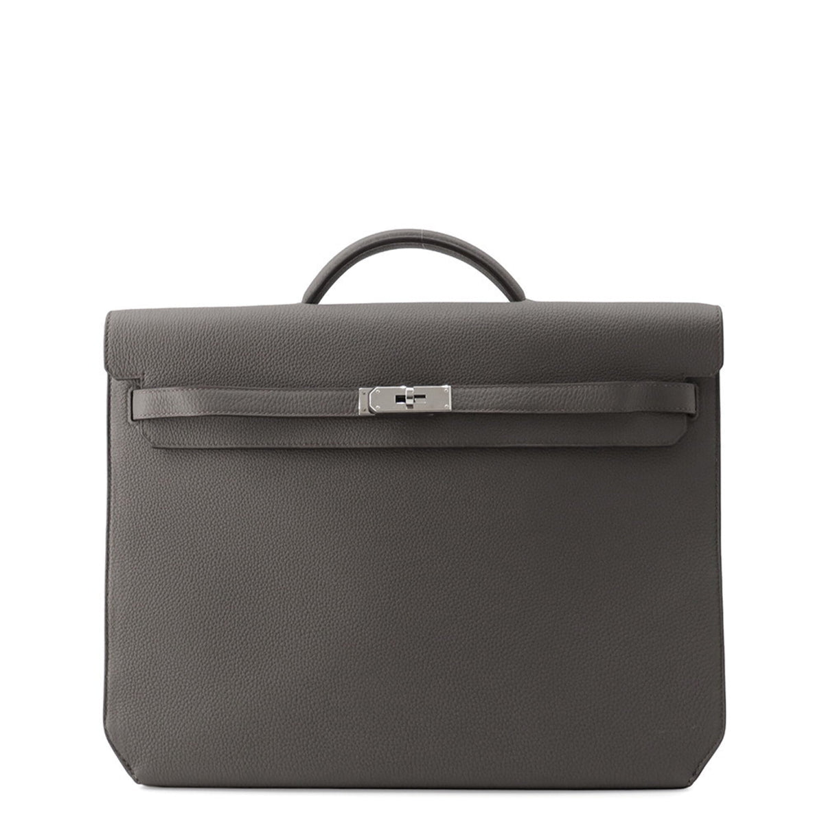 Hermes Etain Togo Leather Handbag (Pre-Owned)