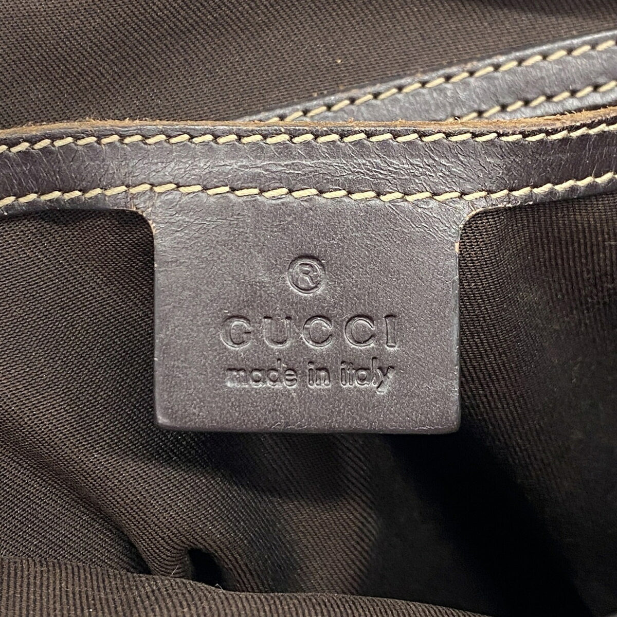 Gucci Brown Pvc Shoulder Bag (Pre-Owned)
