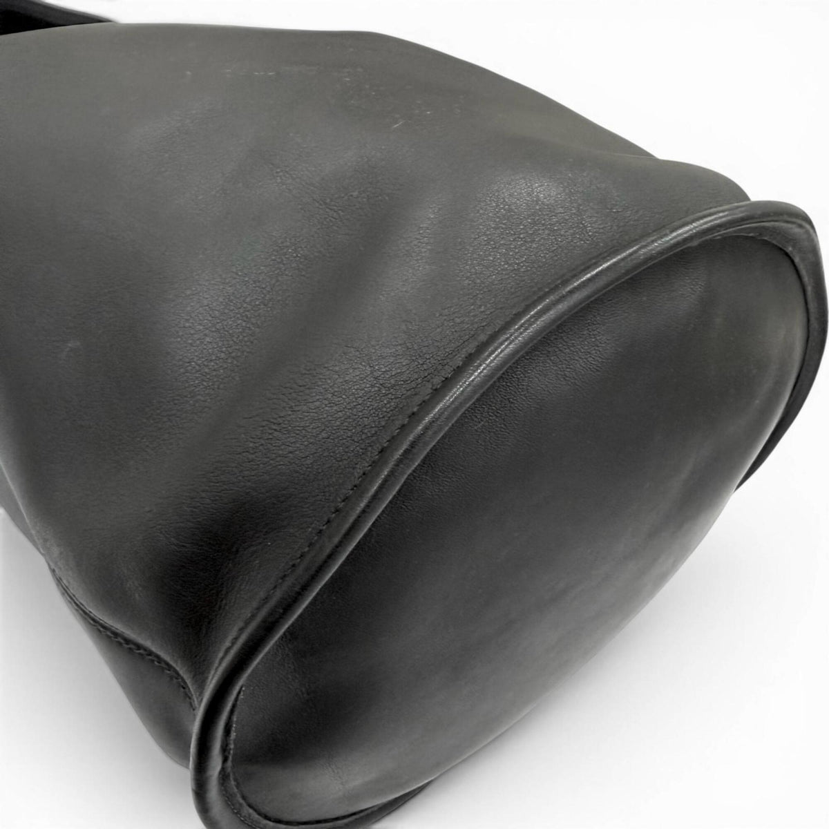 Coach Black Leather Handbag Shoulder Bag (Pre-Owned)