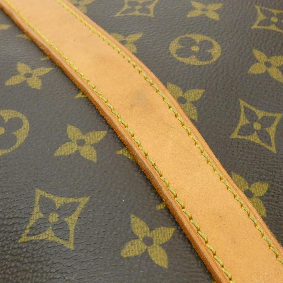 Louis Vuitton Monogram Marron Coated Canvas Boston Bag (Pre-Owned)