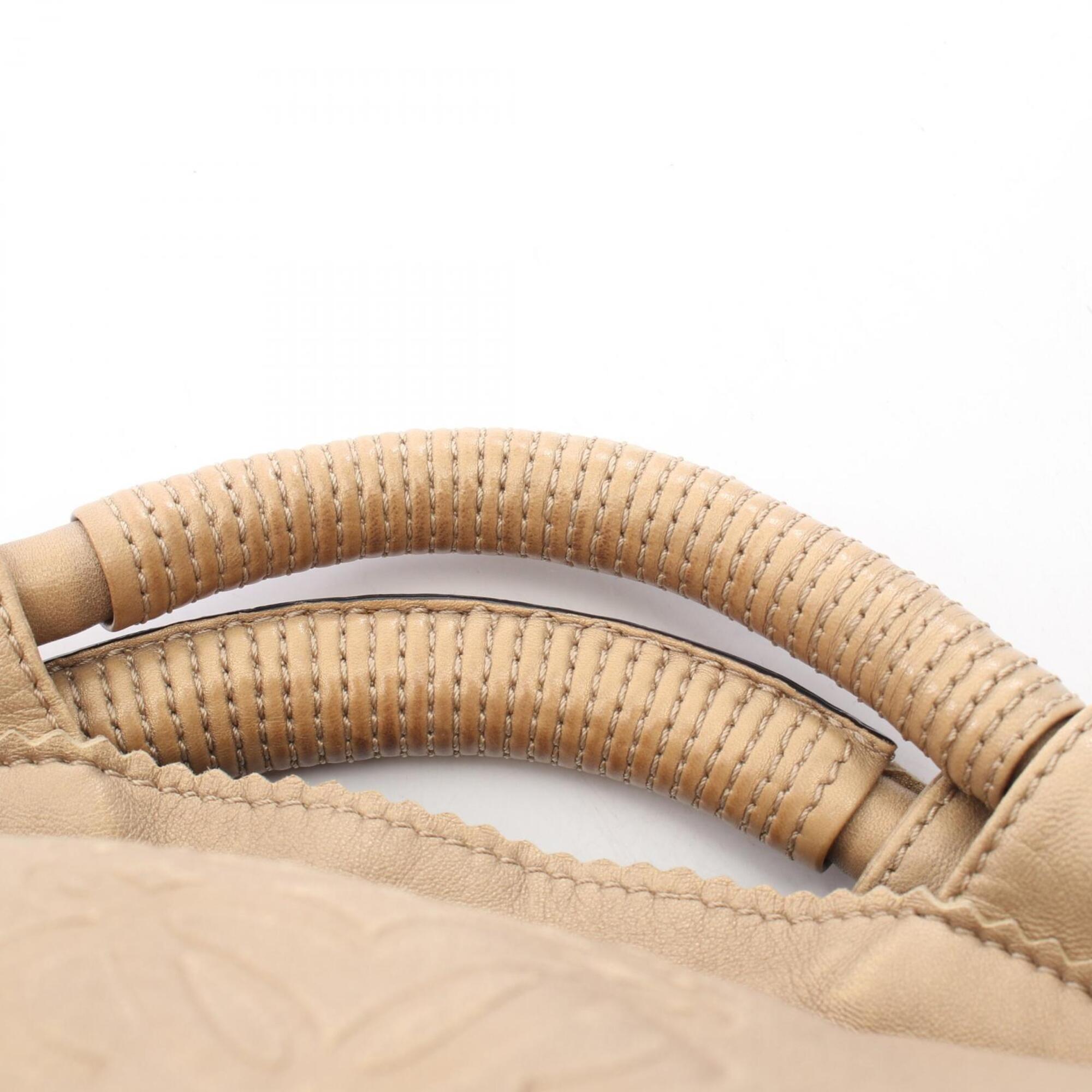Loewe Gold Leather Handbag (Pre-Owned)