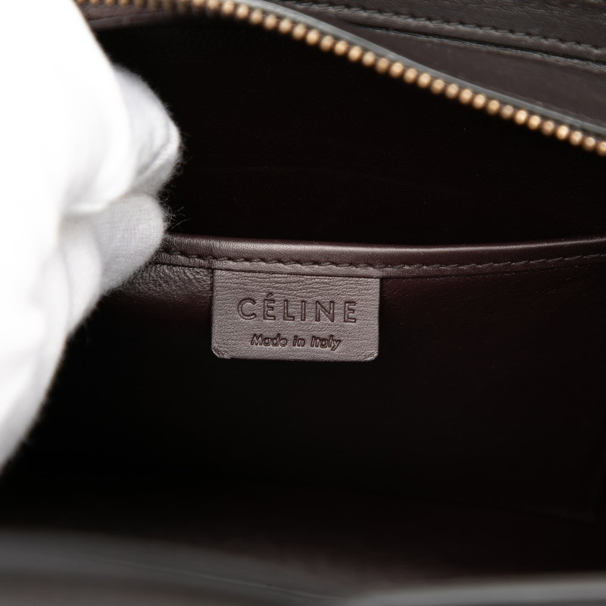 Celine Black Multi-Color Leather Handbag Shoulder Bag (Pre-Owned)