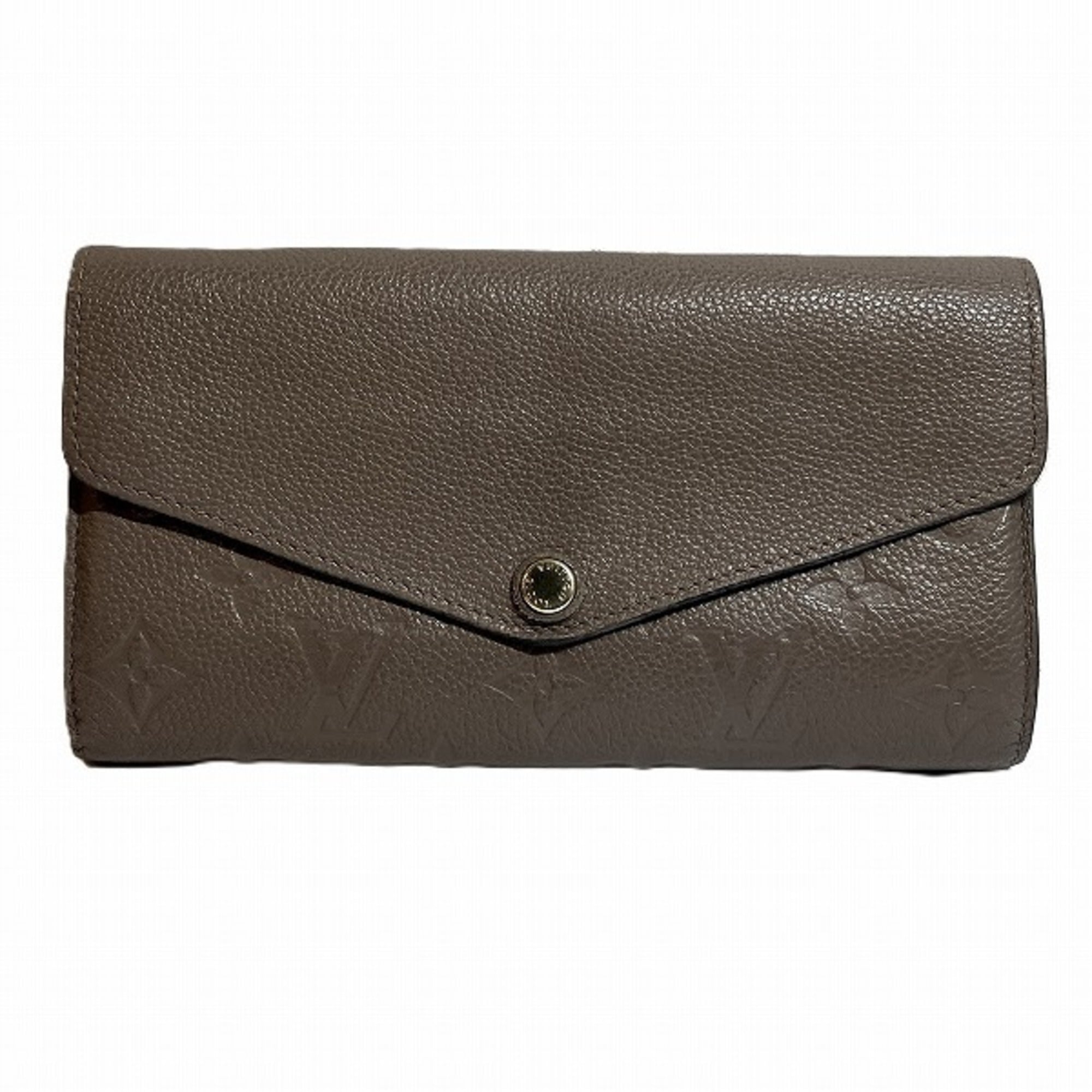 Louis Vuitton Brown Monogram Empreinte Leather Wallet (Bi-Fold) (Pre-Owned)
