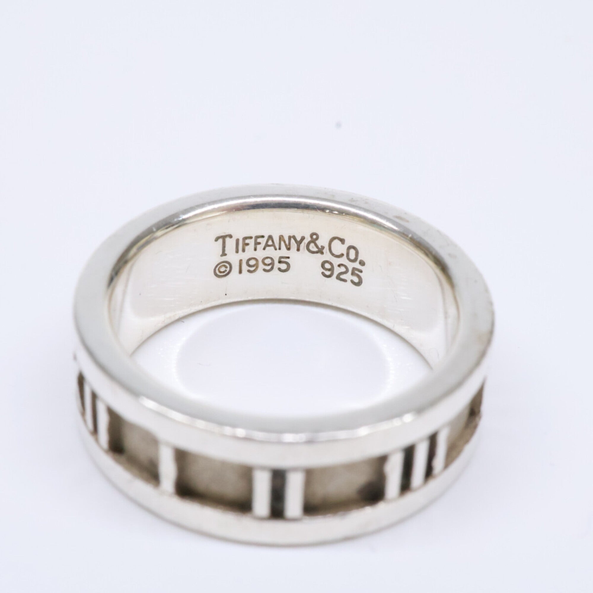 Tiffany Silver Silver 925 Band Ring (Pre-Owned)