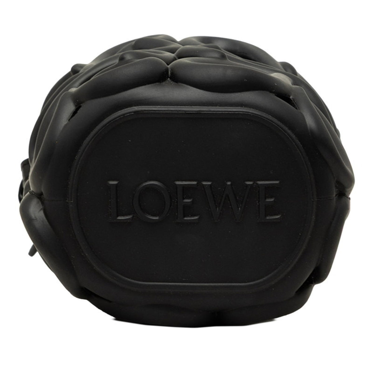 Loewe Black Rubber Leather Shoulder Bag (Pre-Owned)