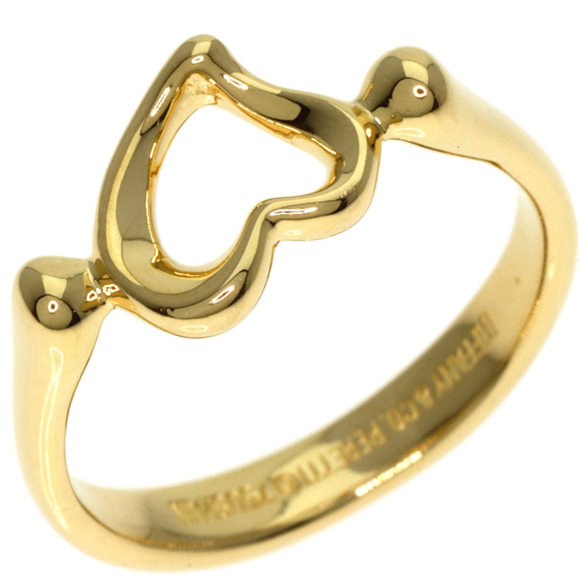 Tiffany Heart Yellow Gold (18K) Band Ring (Pre-Owned)