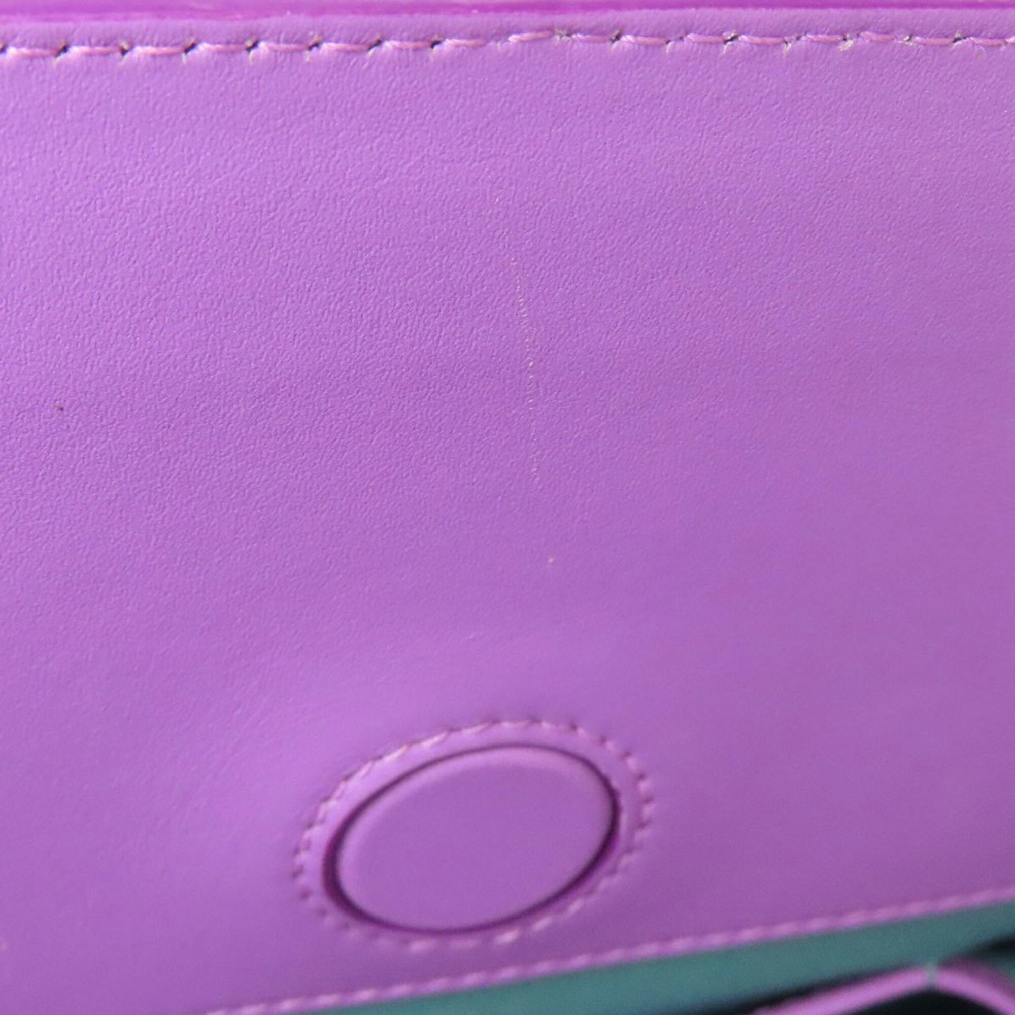 Bvlgari Pink Purple Leather Tote Bag (Pre-Owned)