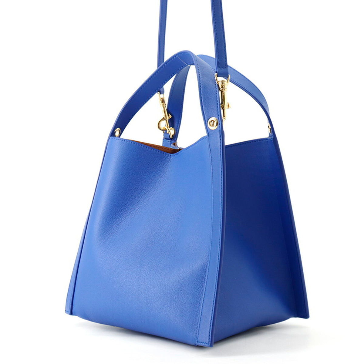 Celine Royal Blue Leather Handbag (Pre-Owned)