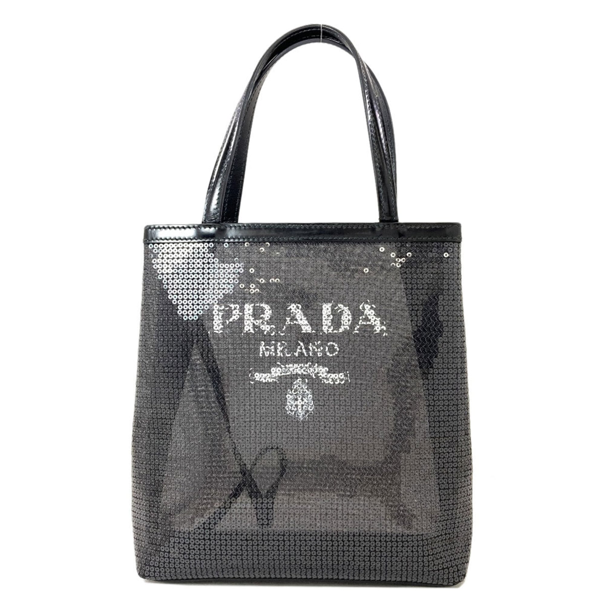 Prada Black Spangles Handbag (Pre-Owned)
