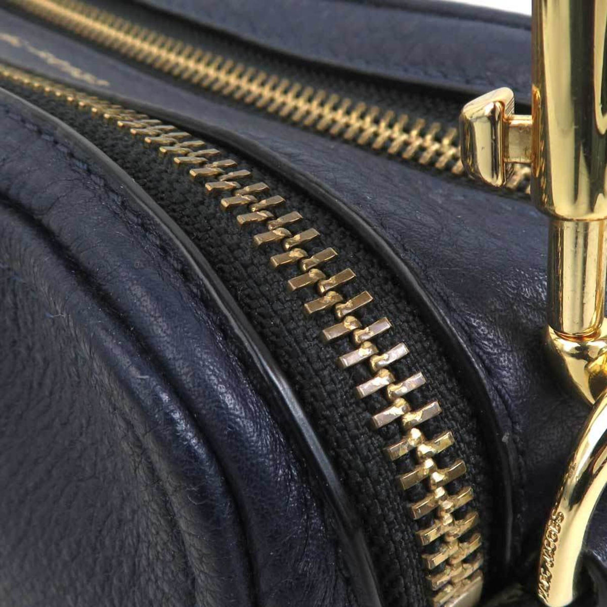 Marc Jacobs Navy Leather Handbag (Pre-Owned)