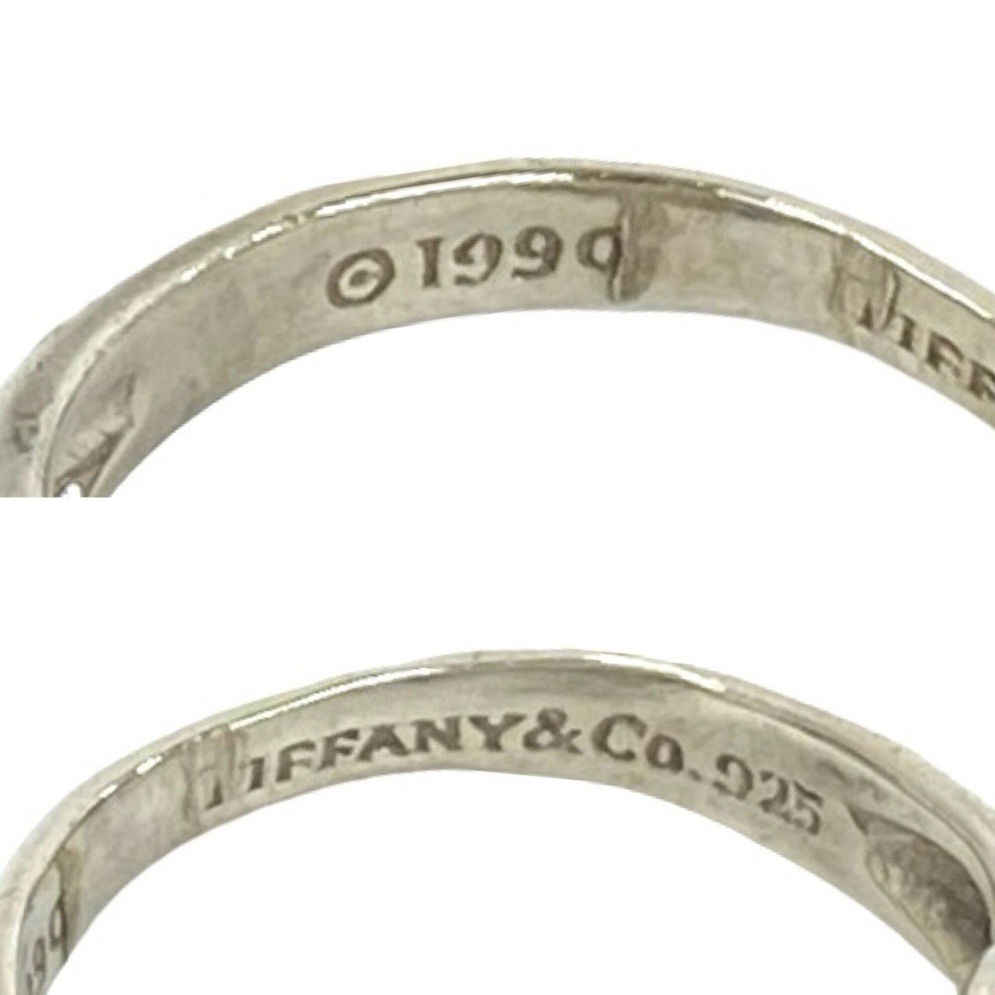 Tiffany Silver Silver 925 Band Ring (Pre-Owned)