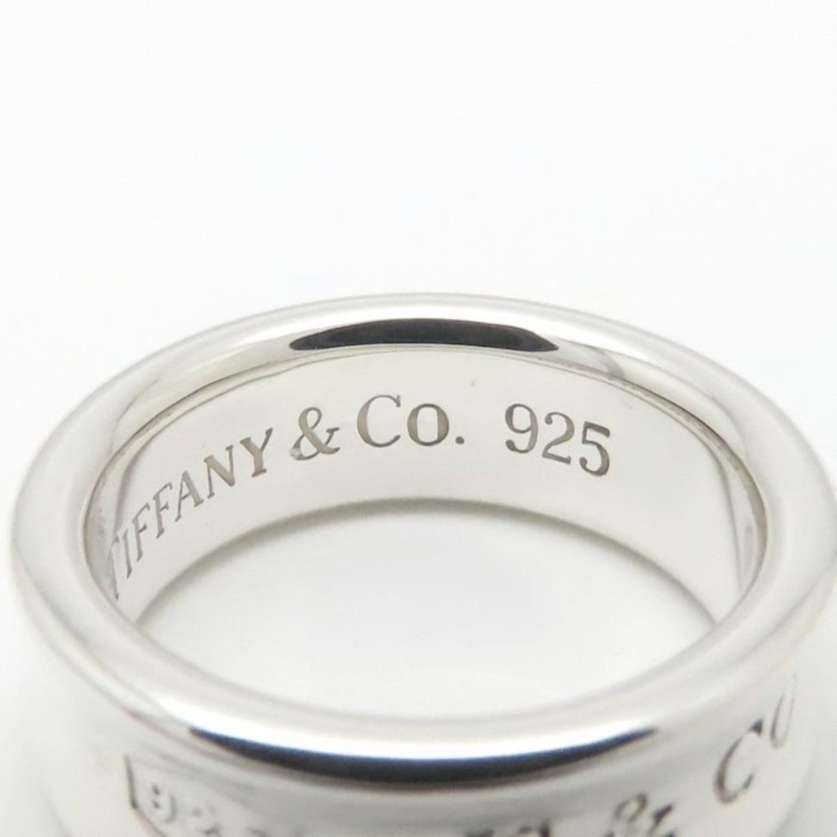 Tiffany Silver Silver 925 Band Ring (Pre-Owned)