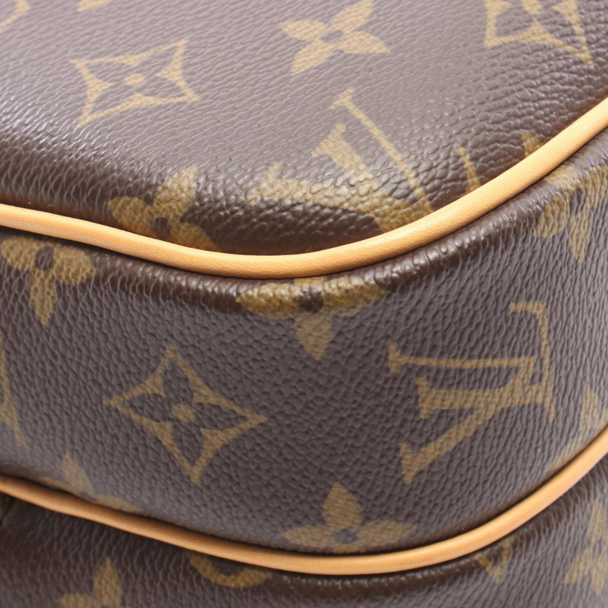 Louis Vuitton Brown Coated Canvas Monogram Pvc Leather Handbag Shoulder Bag (Pre-Owned)