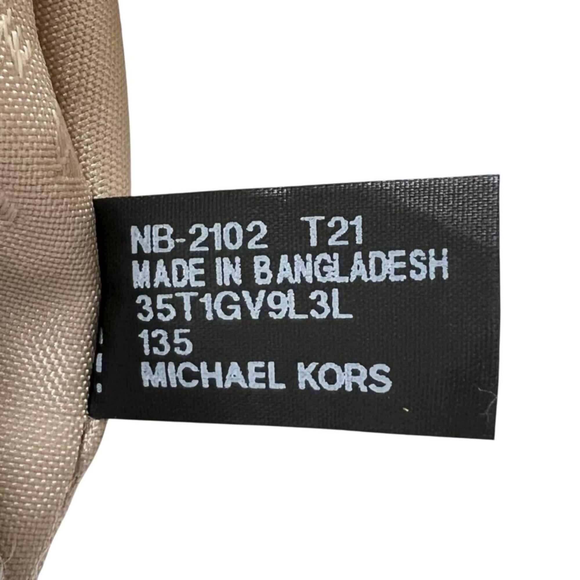 Michael Kors Beige Leather Tote Bag (Pre-Owned)
