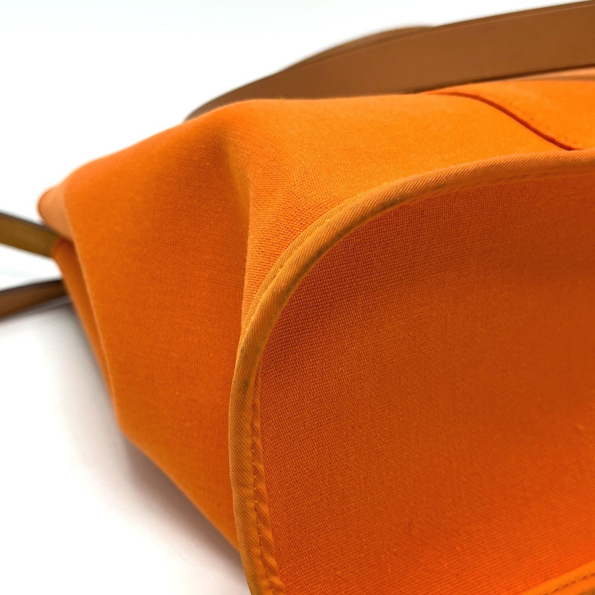 Hermes Orange Toile H Handbag Tote Bag (Pre-Owned)