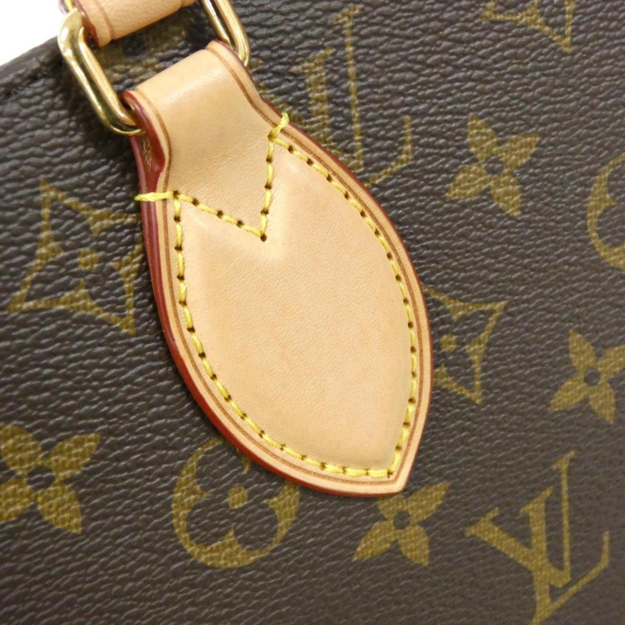 Louis Vuitton Marron Coated Canvas Handbag (Pre-Owned)