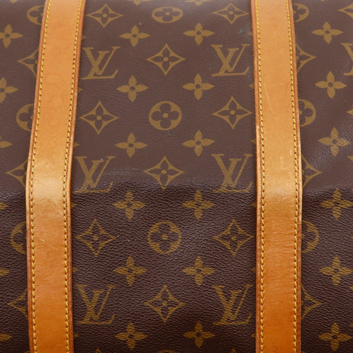 Louis Vuitton Brown Monogram Canvas Boston Bag (Pre-Owned)