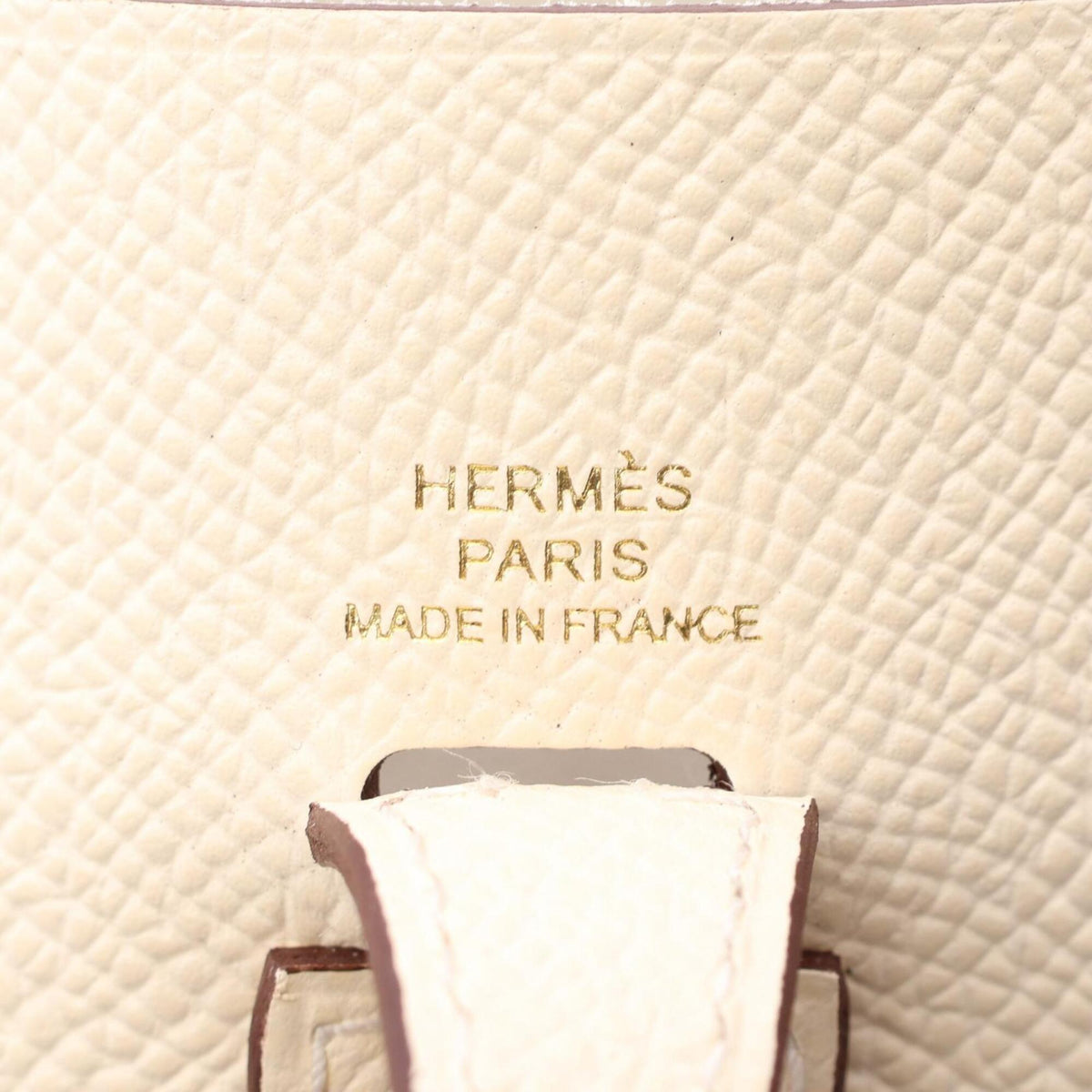 Hermes Ivory Epsom Leather Handbag Shoulder Bag (Pre-Owned)
